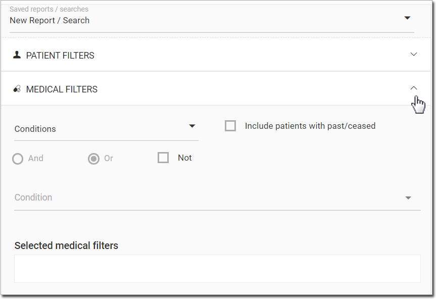 Patient Report - Medical Filter